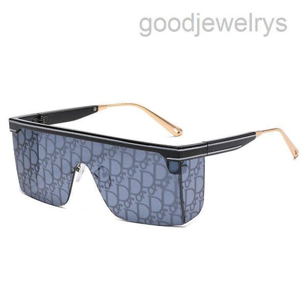 Sunglasses Men designer sunglasses D Letter Sunglasses for women Outdoor Shades Fashion Classic Lady Top Sun glasses Half Frame Rice Nail Sunglasses AA