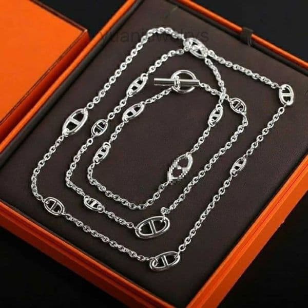 Necklace designer necklace luxury jewelry designer jewelry women metal high quality 12A diamonds letter Stainless Steel charm necklace style gift 80 100 160cm good