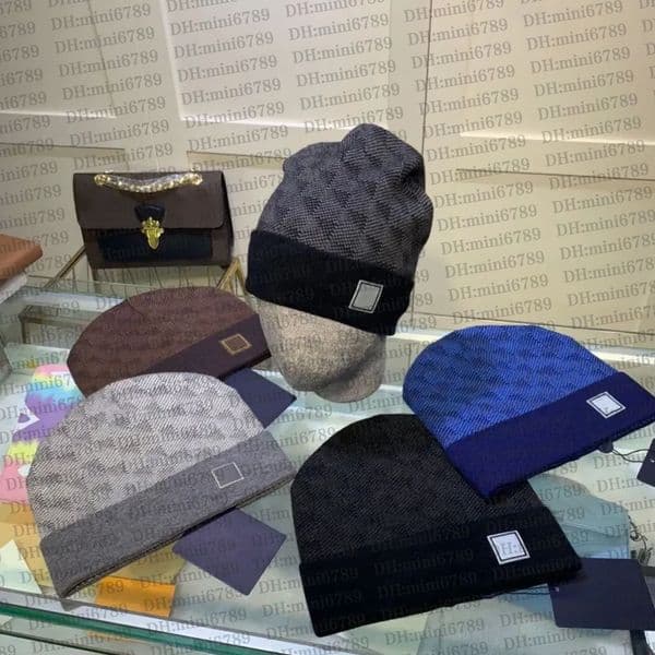 designer Beanie Mutze Top louisy vuitong beanie knitted hats Men's and Women's Beanie Winter hat Thermal Knit cap Ski Bonnet High Quality Plaid Skull Hat Luxury warmA