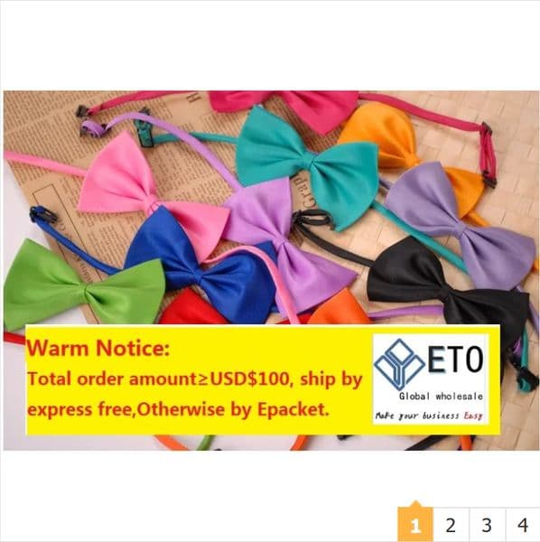 Dog Neck Tie Dog Bow Tie Cat Tie Pet Grooming Supplies Pet Headdress Flower ZZ Tax Duty Free
