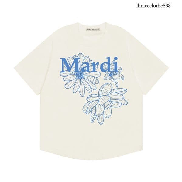 Tt Mard1 Mercr3di Daisy Print T-Shirt Women Streetwear Oversized Short Sleeve Casual Daily All-Match Top 91 a3