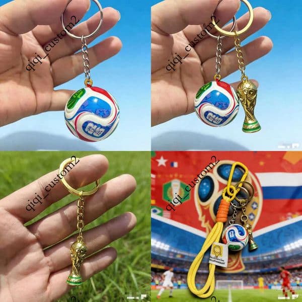 Football Pendant Keychain Ornament Hercules 2026 World Cup Souvenir for Fans Z260318K1R0