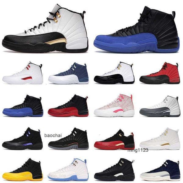 Royalty Taxi 12 12s Mens Basketball Shoes Utility Dark Concord the master Reverse Flu Game TAXI Twist Men Womens Trainers Sports Sneakers World Cup
