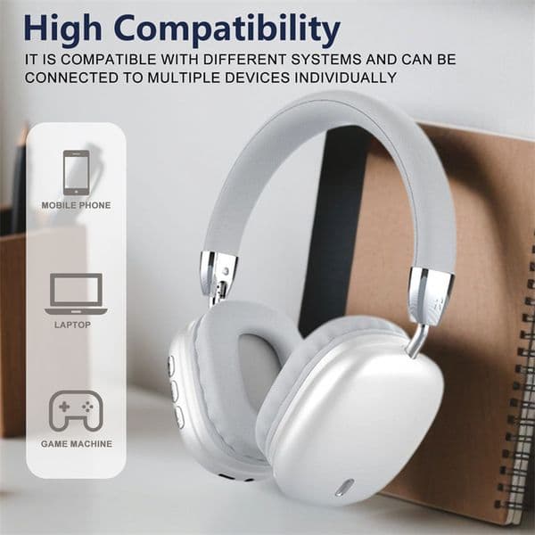 Private Model New B36 Wireless Bluetooth Headphones - Stereo HIFI Metal Color Foldable Over-Ear Headset