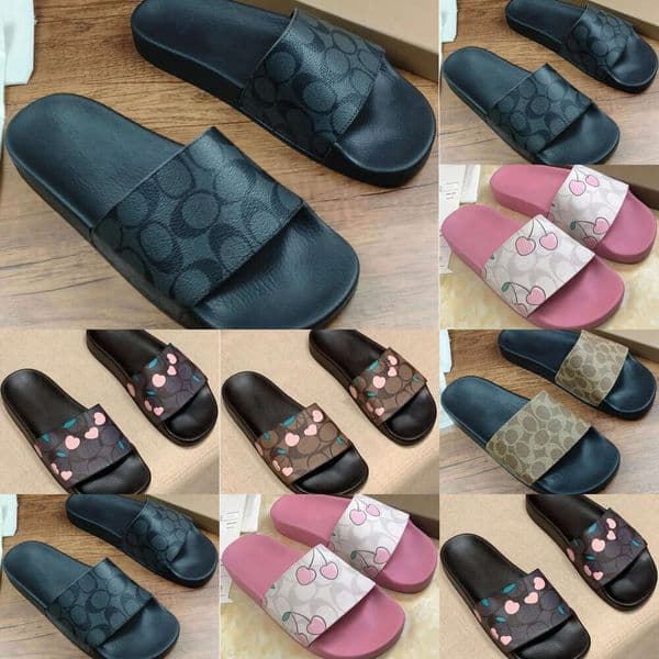 Carriage slides for men women slippers designer sandals famous sliders claquette clogs luxury sandale sandalen mules flats platform beach pink dad shoes sandles