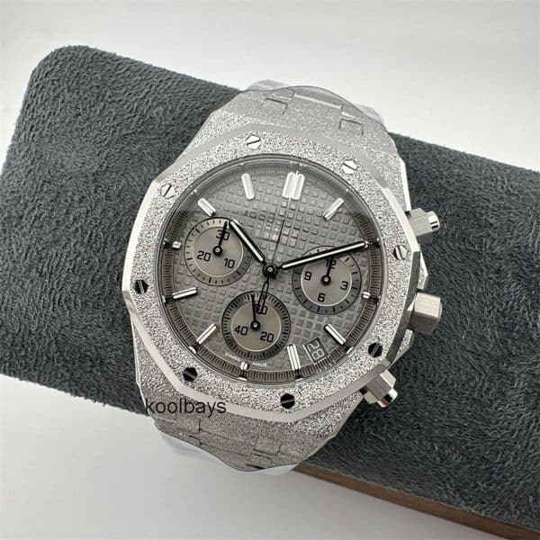 Top quality royals oak watch 26420 Cal.4401 mechanical movement super clone watches mens watch designer watch sapphire glass 904L steel 43mm 41mm with box UP48