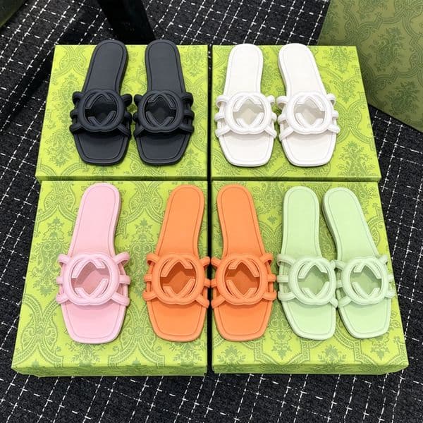 bestselling designer sandal women classics Jelly sole design slippers Flip flops Flat Slippers Comfort Casual fashion Pure Color sandal bathroom beach slide 10/10