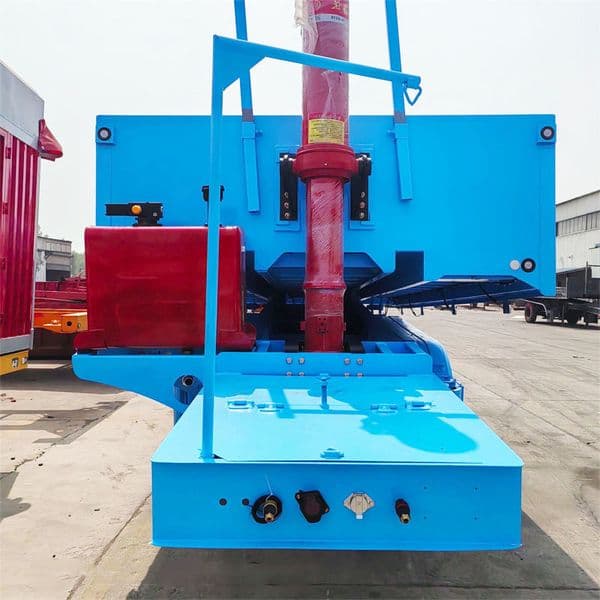 3-axis Dump Semi-trailer, Lightweight Mining Transportation Trailer, Hydraulic Lifting for Coal Rear Overturning