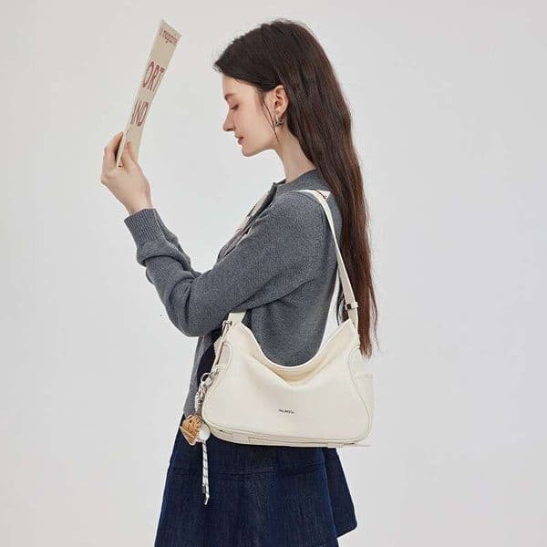 WKwk Luxury Brand Fashion Women's Fashionable Printed Handbag Versatile And Elegant Single-Shoulder Crossbody For Middle Tote Bag Designer Bags811S