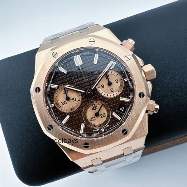 Top quality royals oak watch 26420 Cal.4401 mechanical movement super clone watches mens watch designer watch sapphire glass 904L steel 43mm 41mm with box NC0G