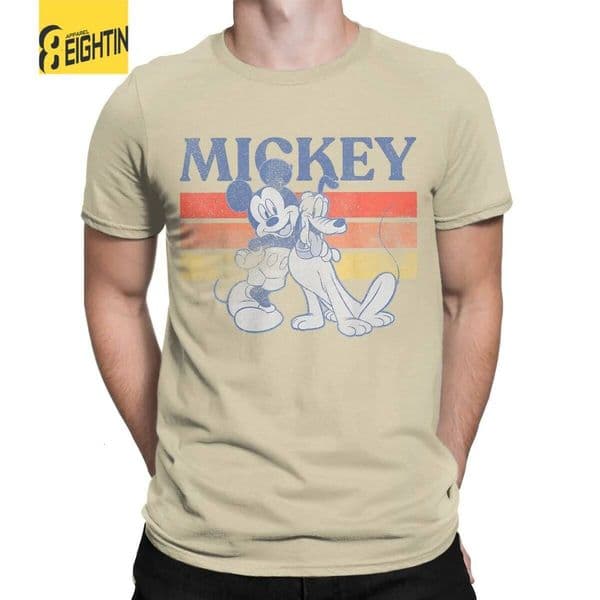 Bestseller Men Friends T Shirts And Pluto Retro Line Cotton Clothing Fashion Short Sleeve Crew Neck Tee Shirt 6Xl T-Shirt Ddmysat