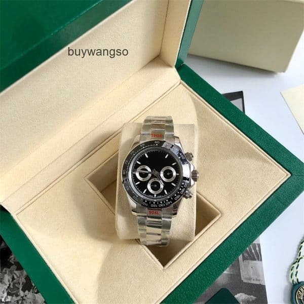 Top quality dayton watch day tona mens watch super clone watches 4131 mechanical movement designer watch sapphire glass 904L steel 40mm with box Q2TQ