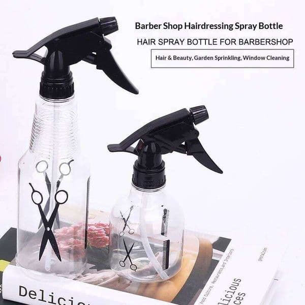 250/350/500ML Sprayer Bottle with Adjustable Nozzle for Hair Plant & Home Cleaning Styling Tools Salon Barbershop Accessories