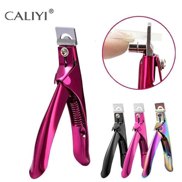 Professional Nippers Pointed ClippersUType Clippers Acrylic False Nail Edge Trimmer Stainle
