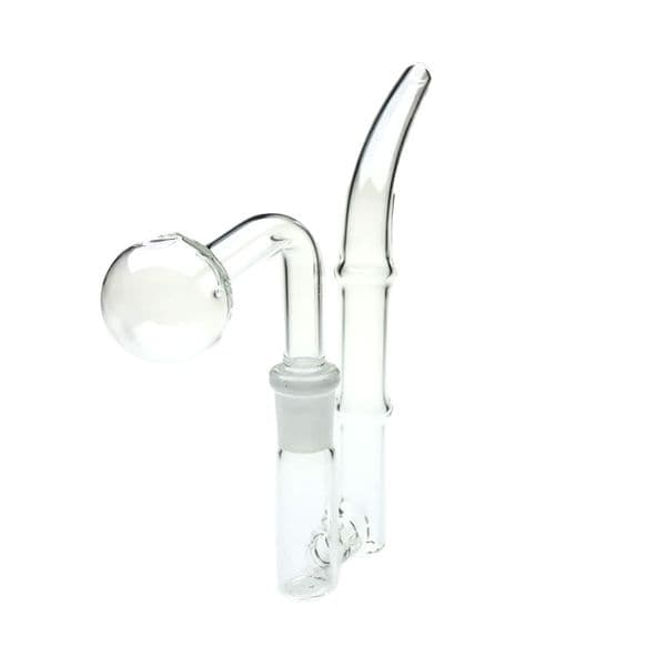 Goodsstore 6 Inch Glass Bubble Oil Burner Pipe 14mm Female J Hook Adapter L S 30mm Big Ball Travel Smoking Pipes