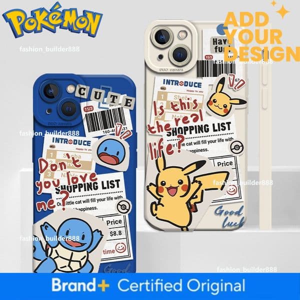 New Cute Cartoon Pikachu Newspaper-Style Phone Case 16, Suitable For Iphone 16 Pro, 14, And 13