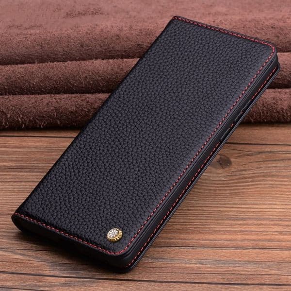 Premium Cowhide Leather Flip Case for OPPO Find X9 Ultra X9 Pro X9 Crocodile Cover