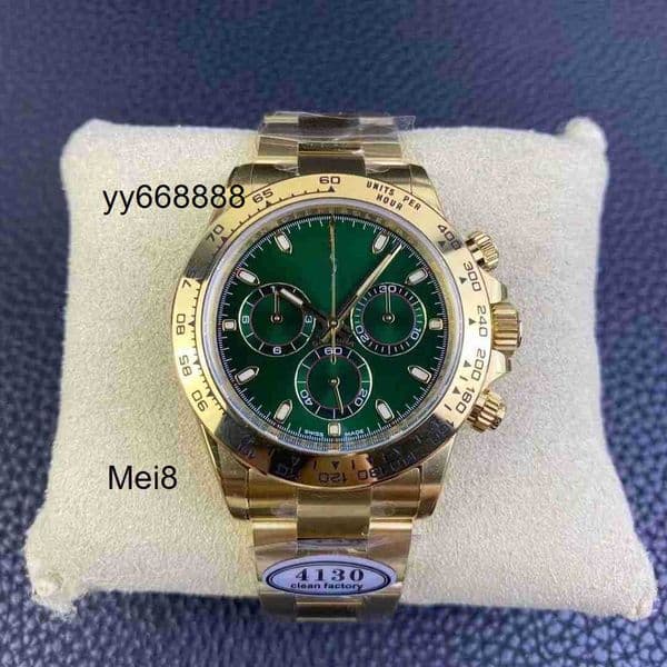 Luxury Watch Automatic Mechanical Watches Clean factory Mens watch 40 mm thick 122 mm equipped 4130 movement minute second timing display power storage 904L MeIW6G2
