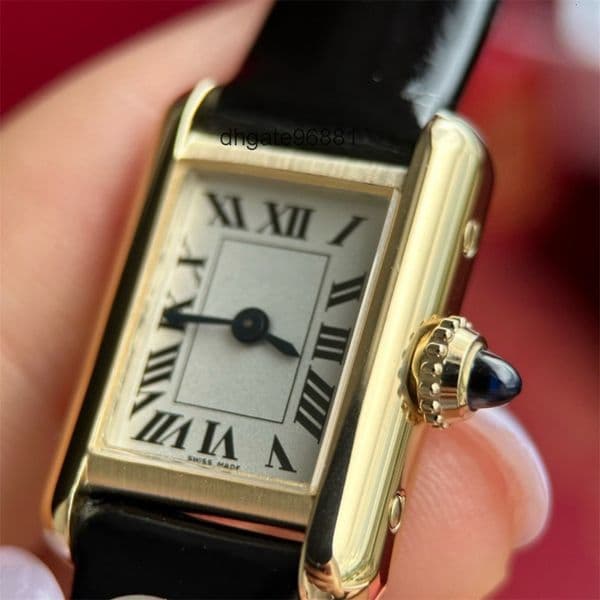 Top quality tanks watch womens mens watch super clone watches swiss quartz movement designer watch sapphire glass 22mm 25.5mm with box KVN1