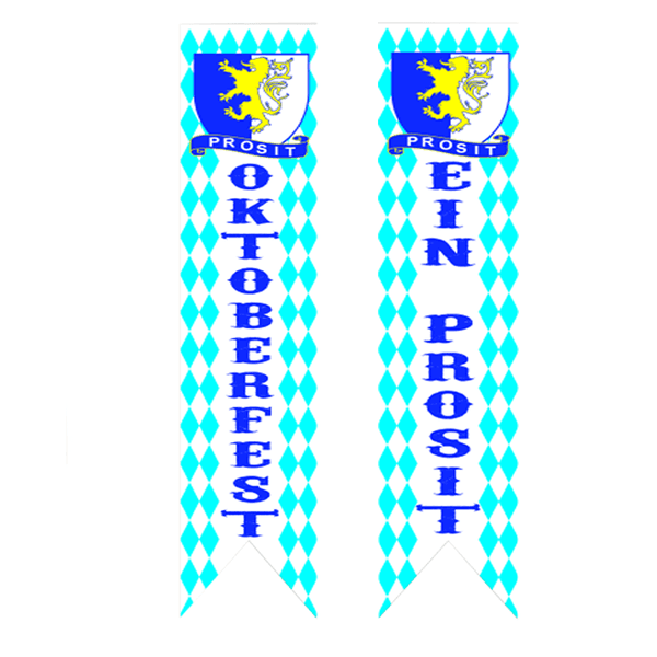 Traditional German Party Entrance Art: 'Oktoberfest Ein Prosit' Outdoor Festive Signage