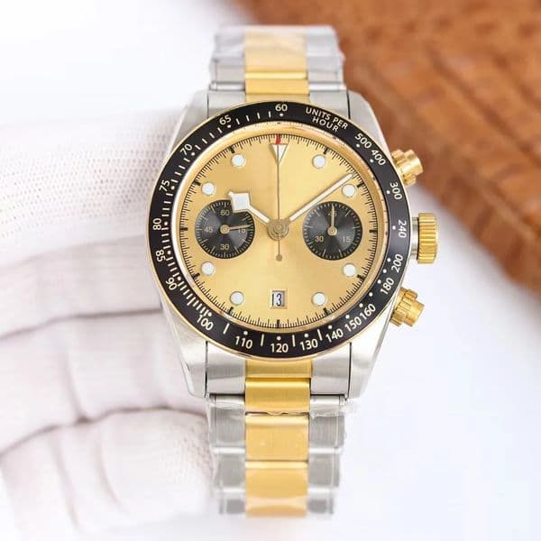 Classic Retro Mens Watches Ceramic Bezel 41MM Men Luxury Watch Automatic Automatic quartz chronograph Movement Designer Watch Watch Wristwatch