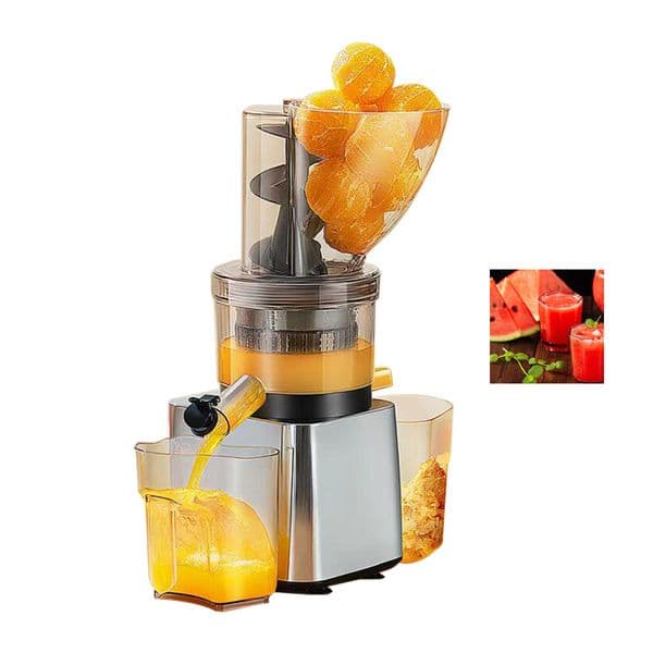 220V Filter-Free Slow Juicer With 8-Stage Screw Original Juicer Commercial Fruit Squeezer Extractor Machine