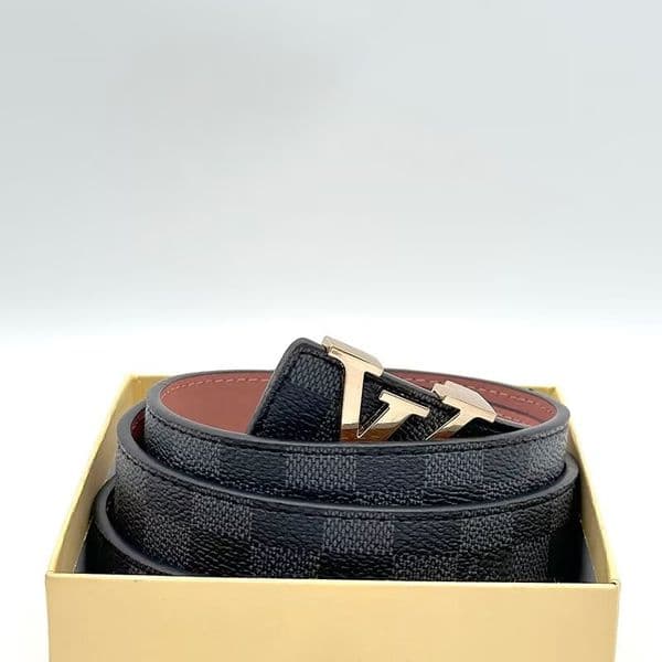 belt men genuine leather mens belt luxury ceinture luxe simple fashionable black brown plaid womens belts designer simple letter buckle