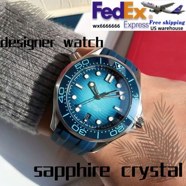 2026designer watch 10A Seamasters 300 gawatchs Automatic Luxury Designer Mens Watches James Bond Men Chronograph Automatic/Quartz Movement Watch With Box