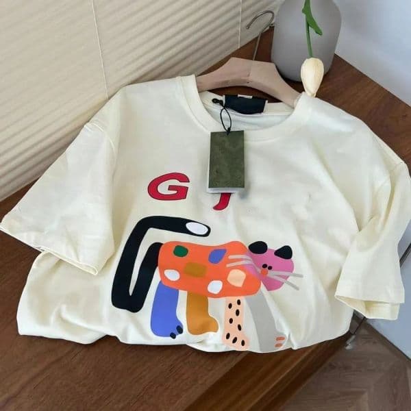 Luxury Designer Women's Casual Short Sleeve T-shirts White Black Summer Fashion Tees Hot Sale