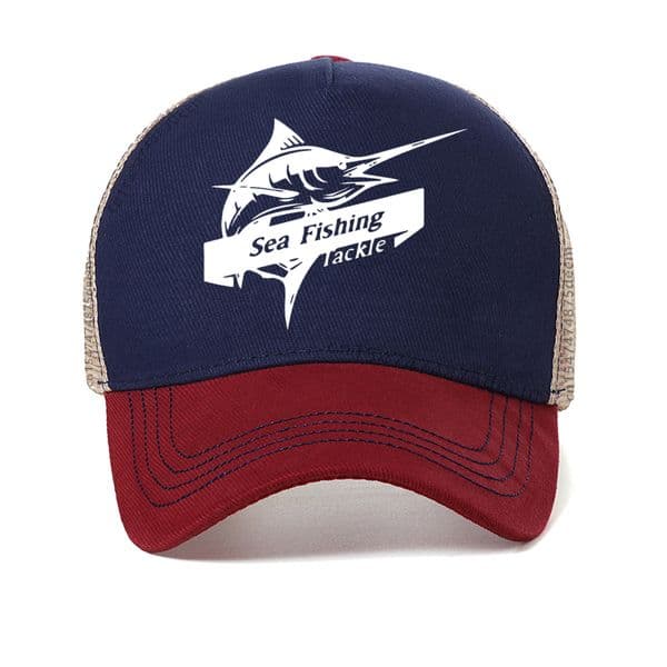 Sea Fishing hat summer Breathable Casual Baseball Cap Fish Print Hip hop hats men outdoors fishing Luya caps