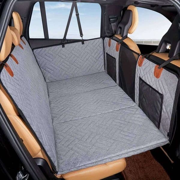 Hammock-Style Portable Back Cover: Waterproof & Scratch-Proof Pet Car Seat Protector - Anti-Slip Fabric with Soft Padding 26H0202
