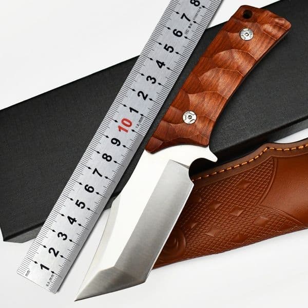 Outdoor Wild Survival Camping Sharp Portable Belt Tactical Personal Defense Integrated Straight Knife