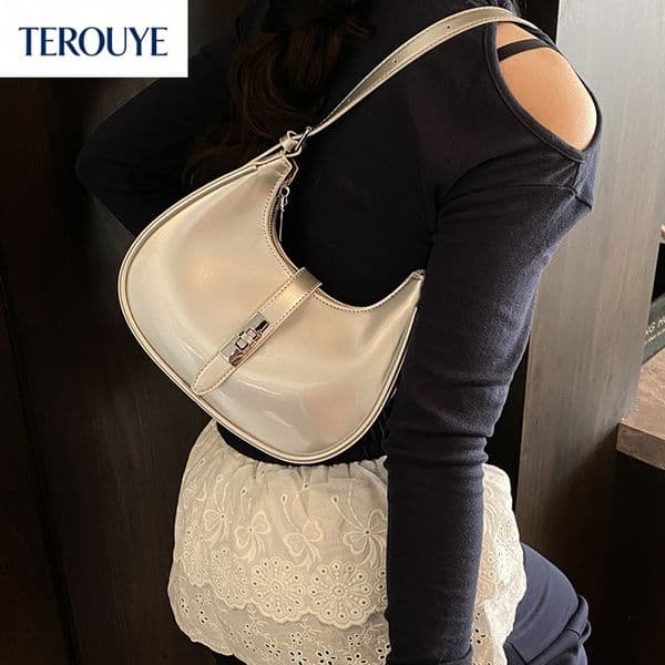 TEROUYE 2025 autumn new crossbody bag niche design versatile fashion trend personalized armpit bag simple women's shoulder bag