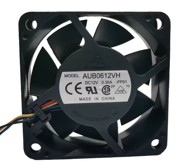 AUB0612VH DELTA 6025 12V 0.36A 6CM 4-Wire PWM Temperature-Controlled Cooling Fan