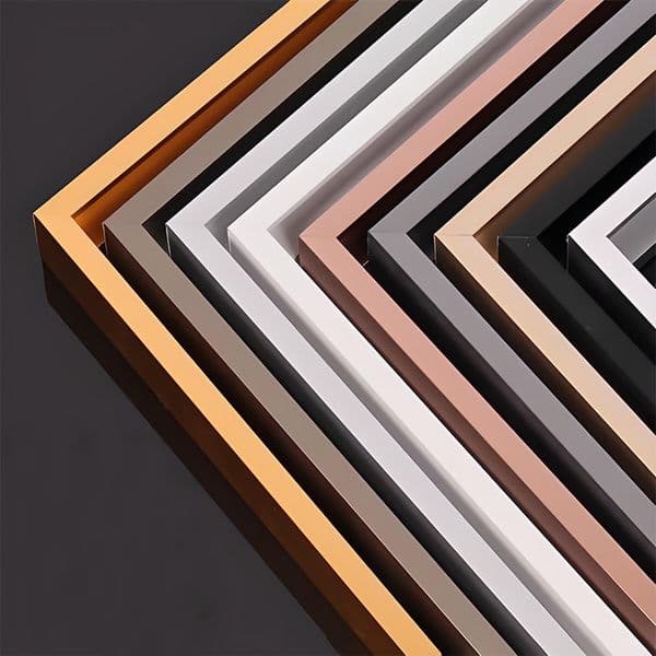 Metal picture frame. Aluminum alloy. Outer frame. Decorations. Art ornaments. Home improvement materials. Crafts. Frames and Mouldings. Custom.