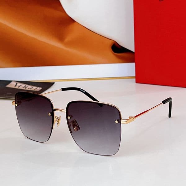 Designer Butterfly Sunglasses For Women Gold Metal Dark Grey Lenses Sunglasses luxury brand Shades y2k Daily Outfit Trendy Street Shooting Glasses SL 318