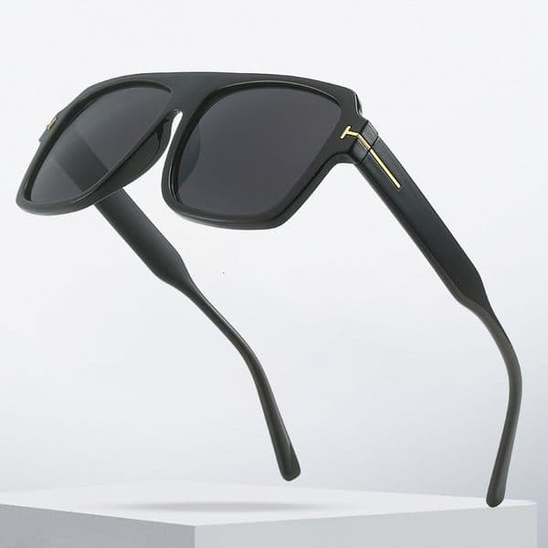 2026 New Retro Large Frame Square Men UV Protection T-shaped Decorative Sunglasses for Women Wholesale