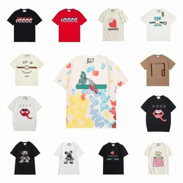 Designers T Shirt Summer Fashion Mens Womens Tees Tshirt Loose Tops Luxurys Letter Cotton T-Shirt Clothing Polos Short Sleeve Brand Clothes B9E V3Hj#