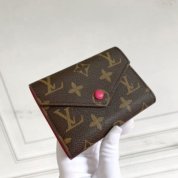 Designer Wallet Classic VICTORINE M41938 Wallet Monogram Canvas Paired Colorful Leather Lining Equipped Card Compartments Pockets Storing Banknotes Coins Purse