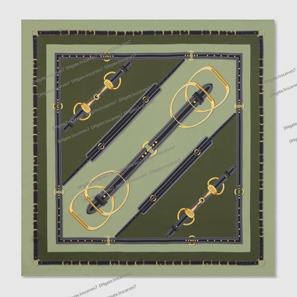 G Brand Designer Scarf Luxury Head Scarf Versatile Scarf Womens Silk Scarf Size 90cm Square Scarf Headband for Women Girls 90x90cm