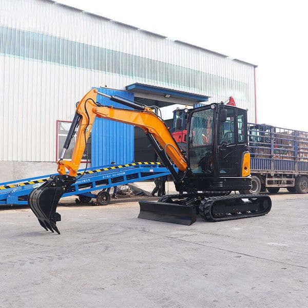 Compact Crawler Mini Excavator 3.5 Ton with Reinforced Track Frames and Rollers Durable Small Digger Machine for Abrasive Soil Conditions