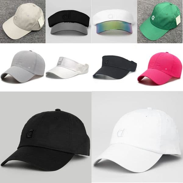 Designer Cap Ball Cap Yoga Baseball Hat Summer Women Head Surround Head Show Face Small Colourful Sunvisor Hats Wear Duck Tongue Caps for Travel
