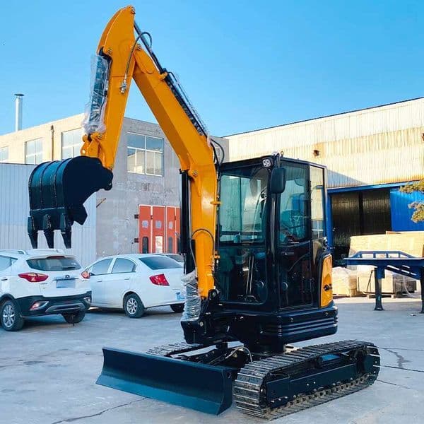 Mini Excavator Crawler 3.5 Ton Featuring Cushioned Cylinders for Low Vibration Smooth Small Digger Machine for Precise Utility Digging