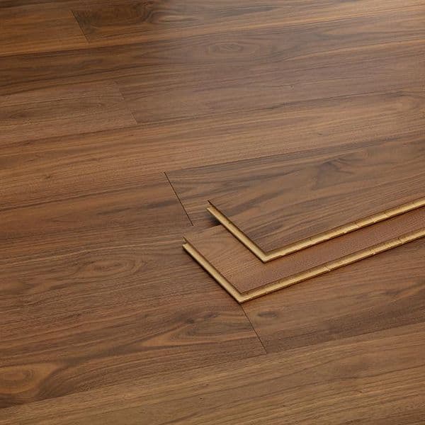 High-Quality + High-Value Solid Three-Layer Hardwood Flooring - Easy Installation 1072 (Black Walnut)