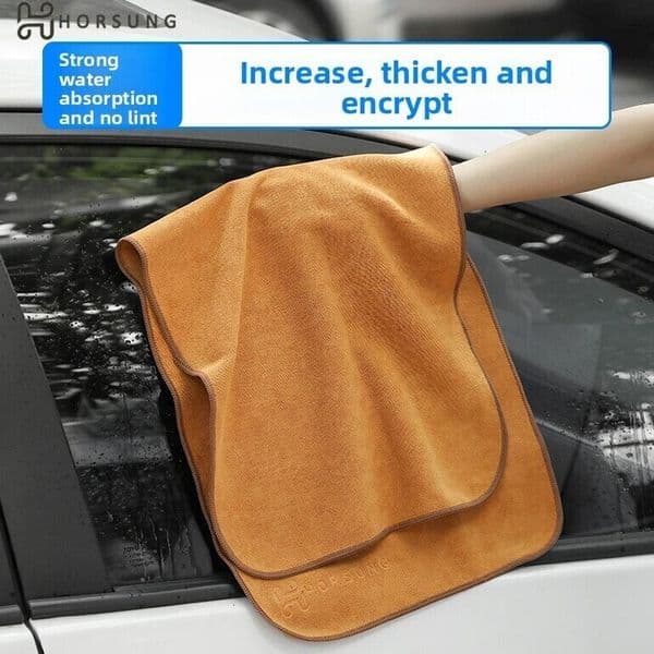 Car cleaning cloth, a special towel for car cleaning, a non-residue and non-fiber shedding absorbent towel hot-sale products hot-sale products