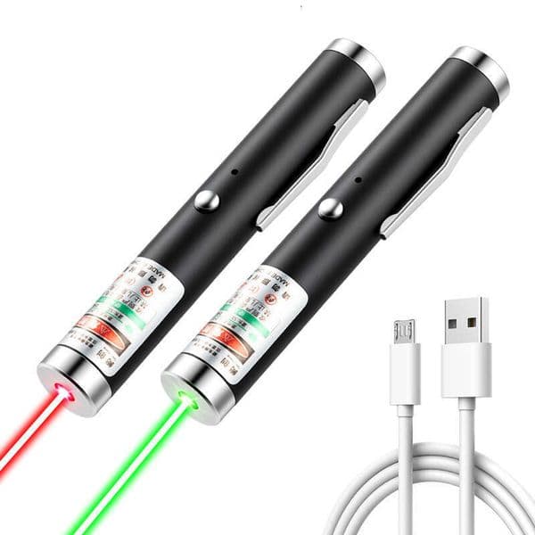 USB Rechargeable Driving School Pointer Green Long Range Laser Strong Light Flashlight