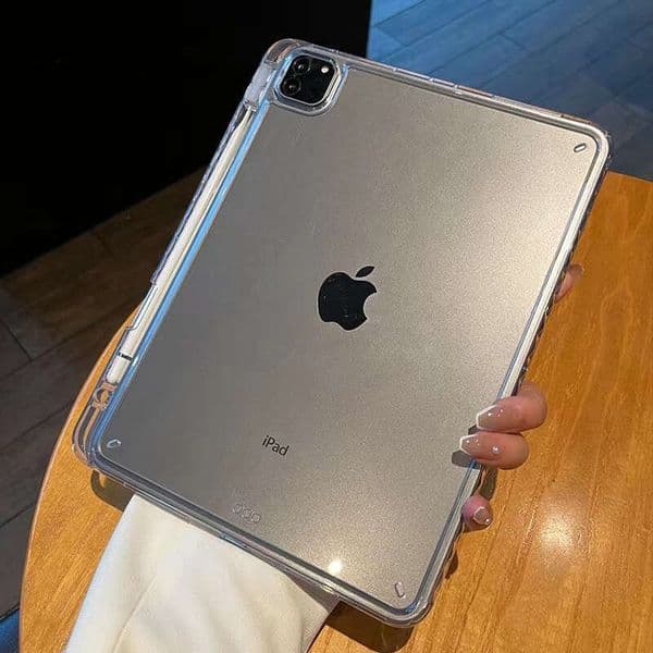 for iPad Pro 11inch protective case anti-bending 10.9 transparent acrylic 10.2 full cover 12.9 anti-drop shell