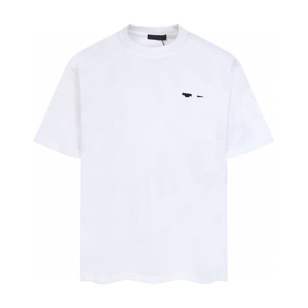 Designer Letter Print Tees Men's Luxury Hip-Hop Streetwear Premium High-Count Cotton Short Sleeve