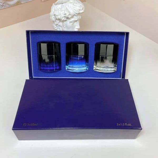 Designer Perfume For Men Cologne Perfume Set High-end Fragrance Spray Pure XS EDT 30ml 3pcs black xs night spray lasting man fragrance