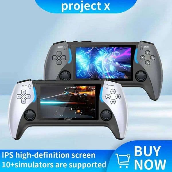 Coopreme New Project X 4.3 Inch High-Defintion Ips Screenhandheld Game Console Supports Ps1 Arcade Hd Output For Dual Joystick H260206